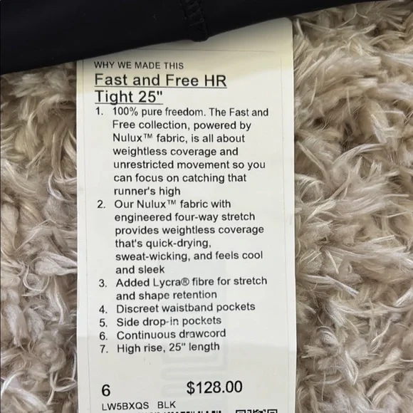 Lululemon Athletica Black Leggings with pockets - Picture 5 of 9